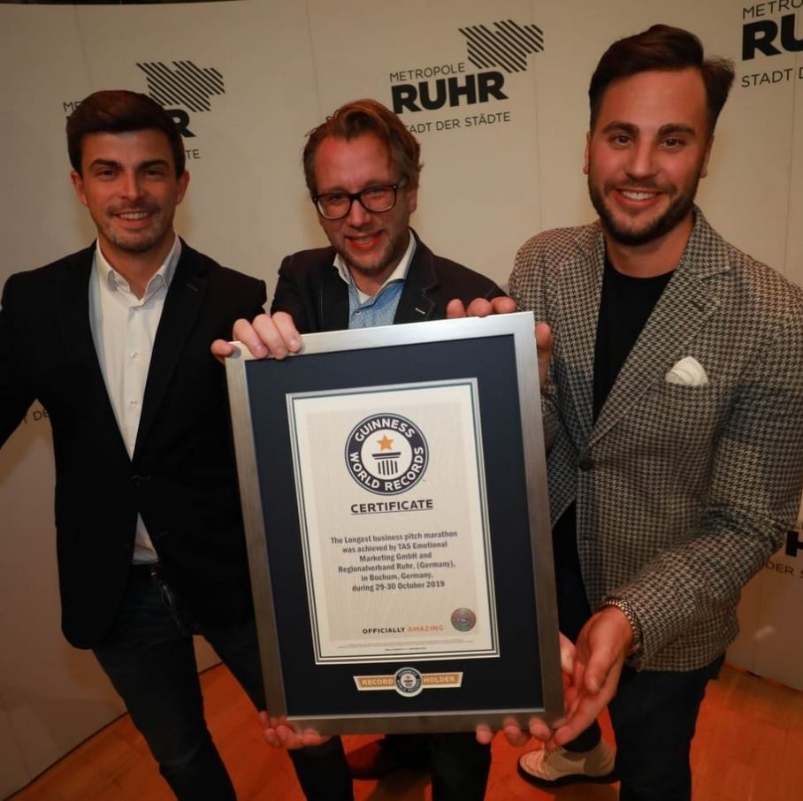 Thilo Schneider steht im Guiness Buch der Rekorde