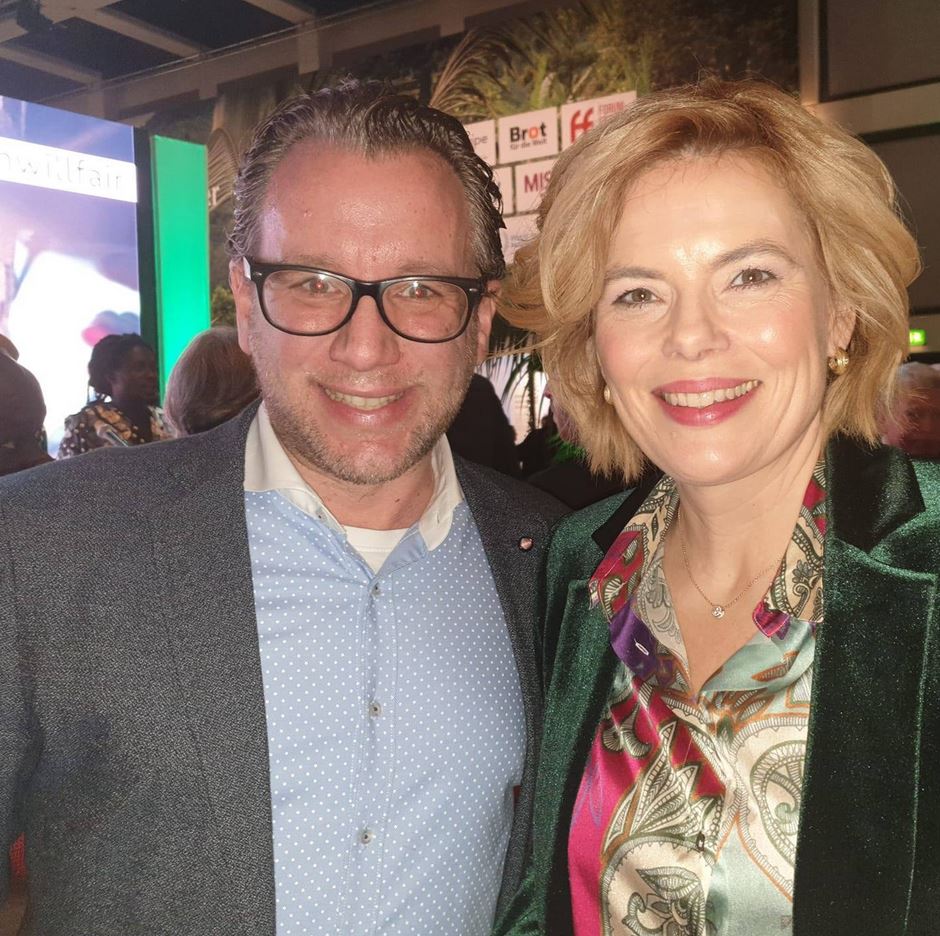 Thilo Schneider und Julia Klöckner